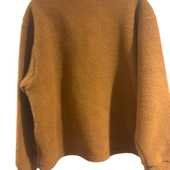 Alpine Design Women’s 1/4 Snap Sherpa Pullover – Size L – Caramel Latte NWT - Picture 2 of 9